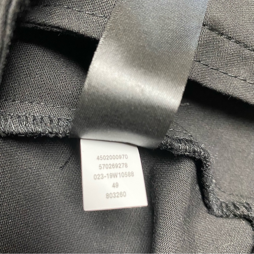 White House Black Market Coated Denim Classic Cropped Faux Leather Jacket Size 4 - Picture 16 of 16